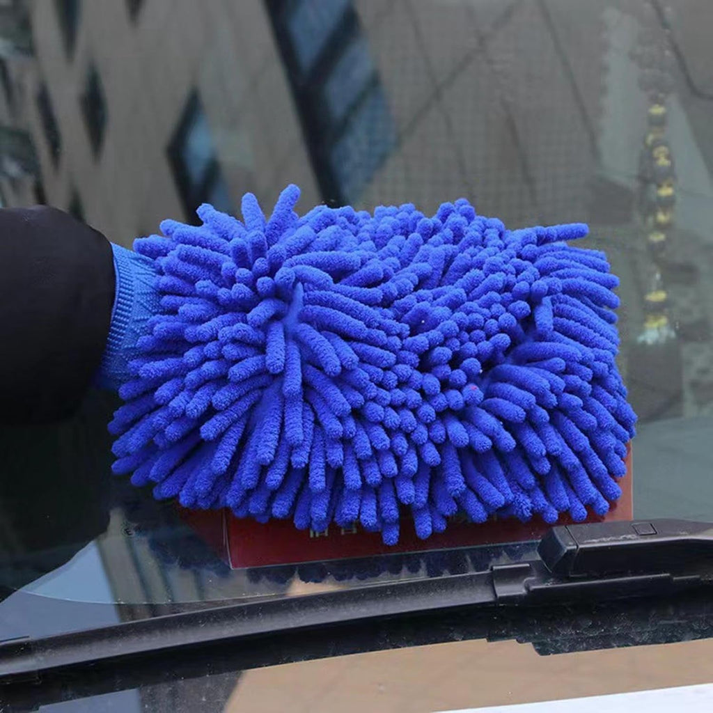 Microfiber Wash Mitt – Super Absorbent, Scratch-Safe Cleaning Glove
