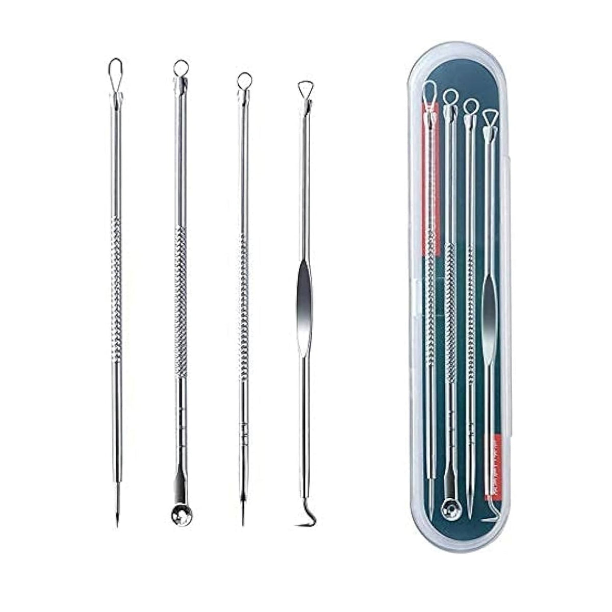 Blackhead Remover Tool – 4-in-1 Stainless Steel Extractor | ToolMate Pro