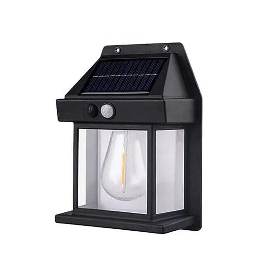 Solar Wall Lamp with Motion Sensor for Outdoor Lighting