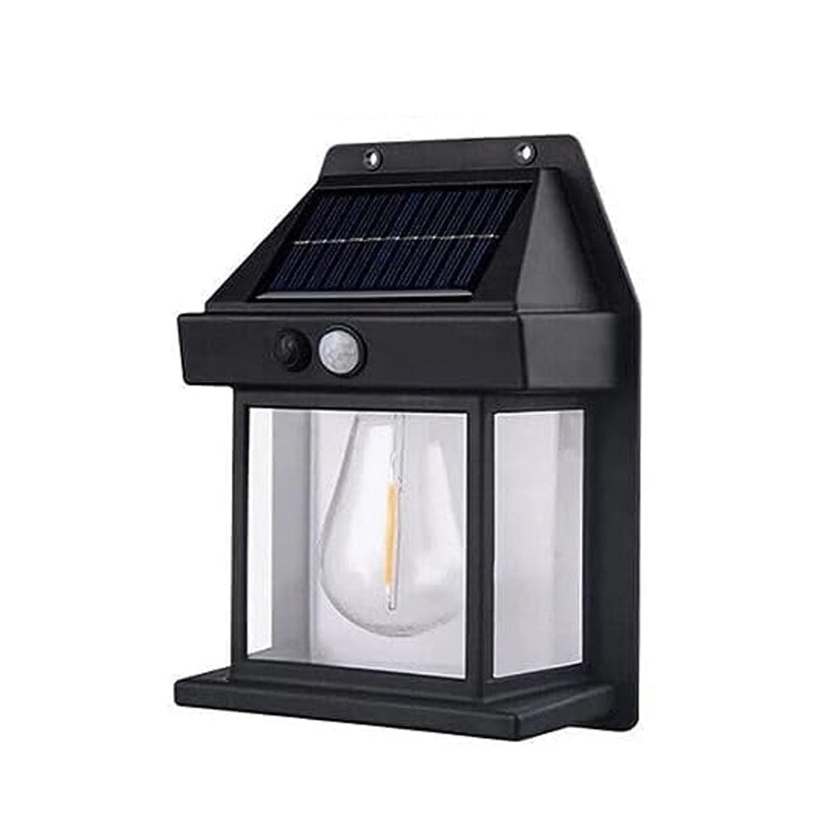 Solar Wall Lamp with Motion Sensor for Outdoor Lighting