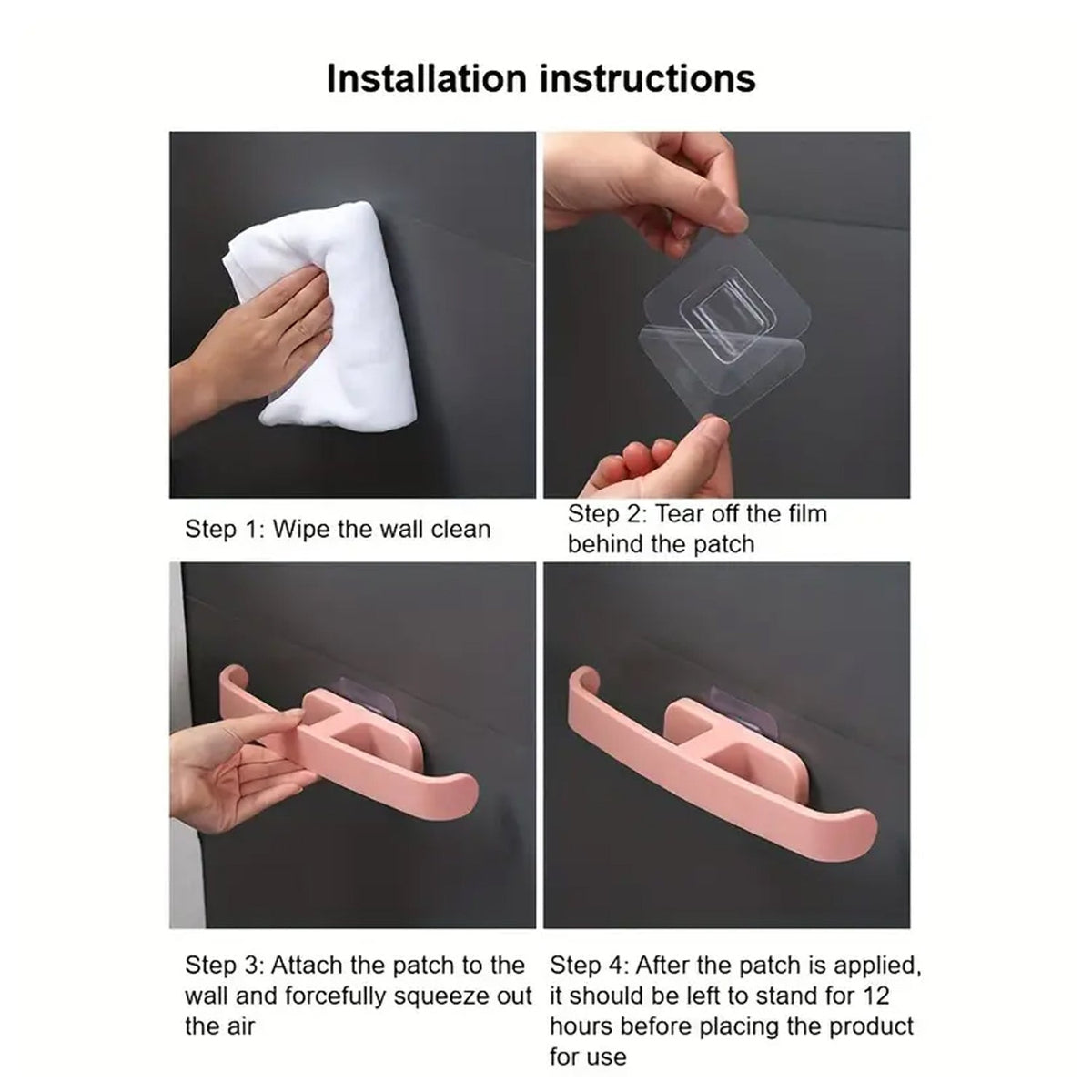 Self-Adhesive Towel Rack – Damage-Free Bathroom Storage | Bathora