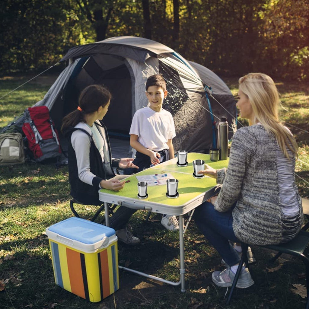 Folding Camping Cup – Stainless Steel Portable with Keychain | hydrozilla