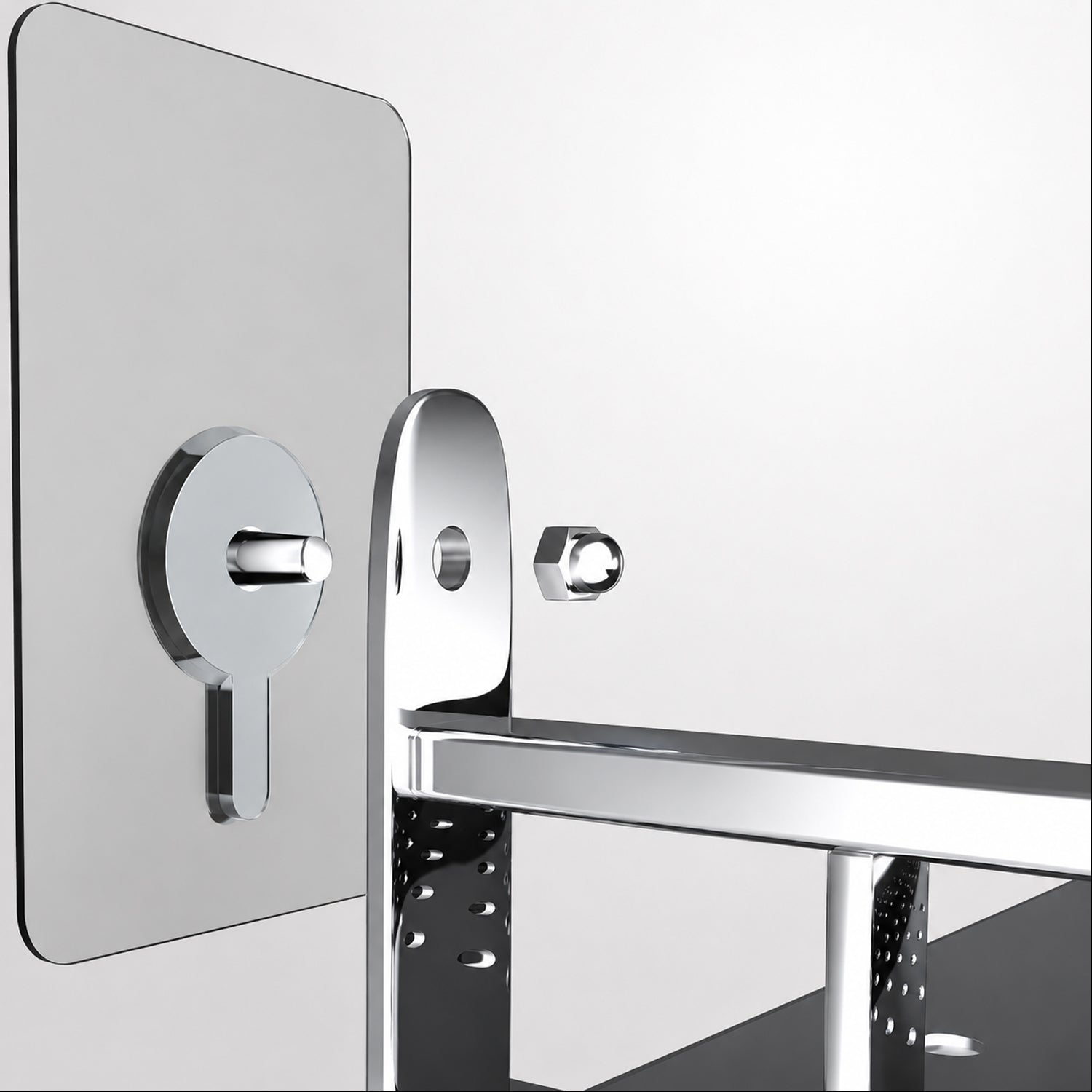 Wall hook in bathroom for hanging towels and accessories