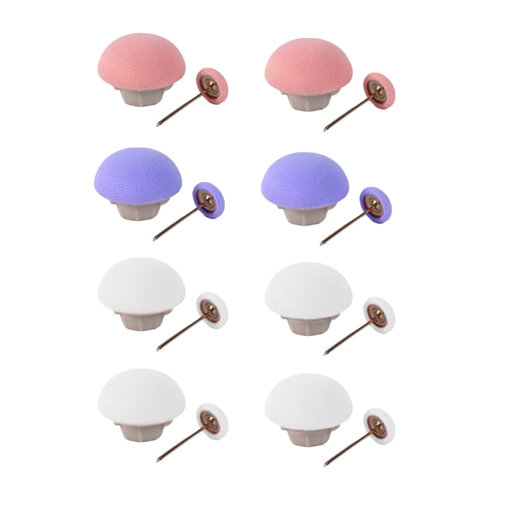 OwlCart HandyNest Mushroom Upholstery Pins – Elegant No-Sew Furniture Decor