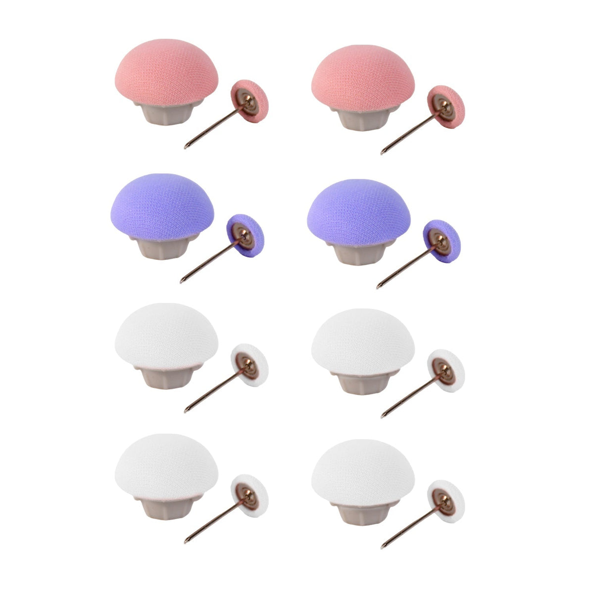 OwlCart HandyNest Mushroom Upholstery Pins – Elegant No-Sew Furniture Decor