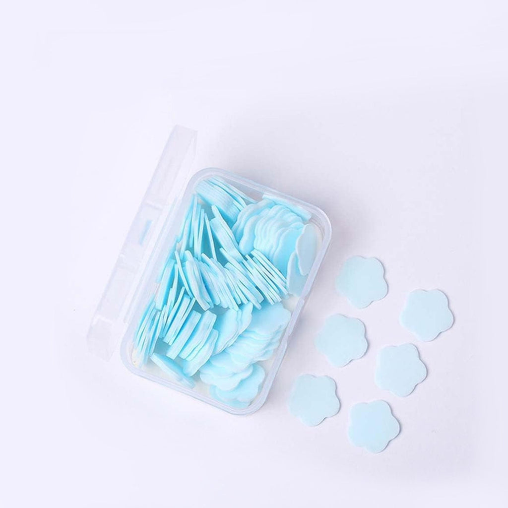 Travel Soap Sheets – 100 Flower-Shaped | VelvetBubbles