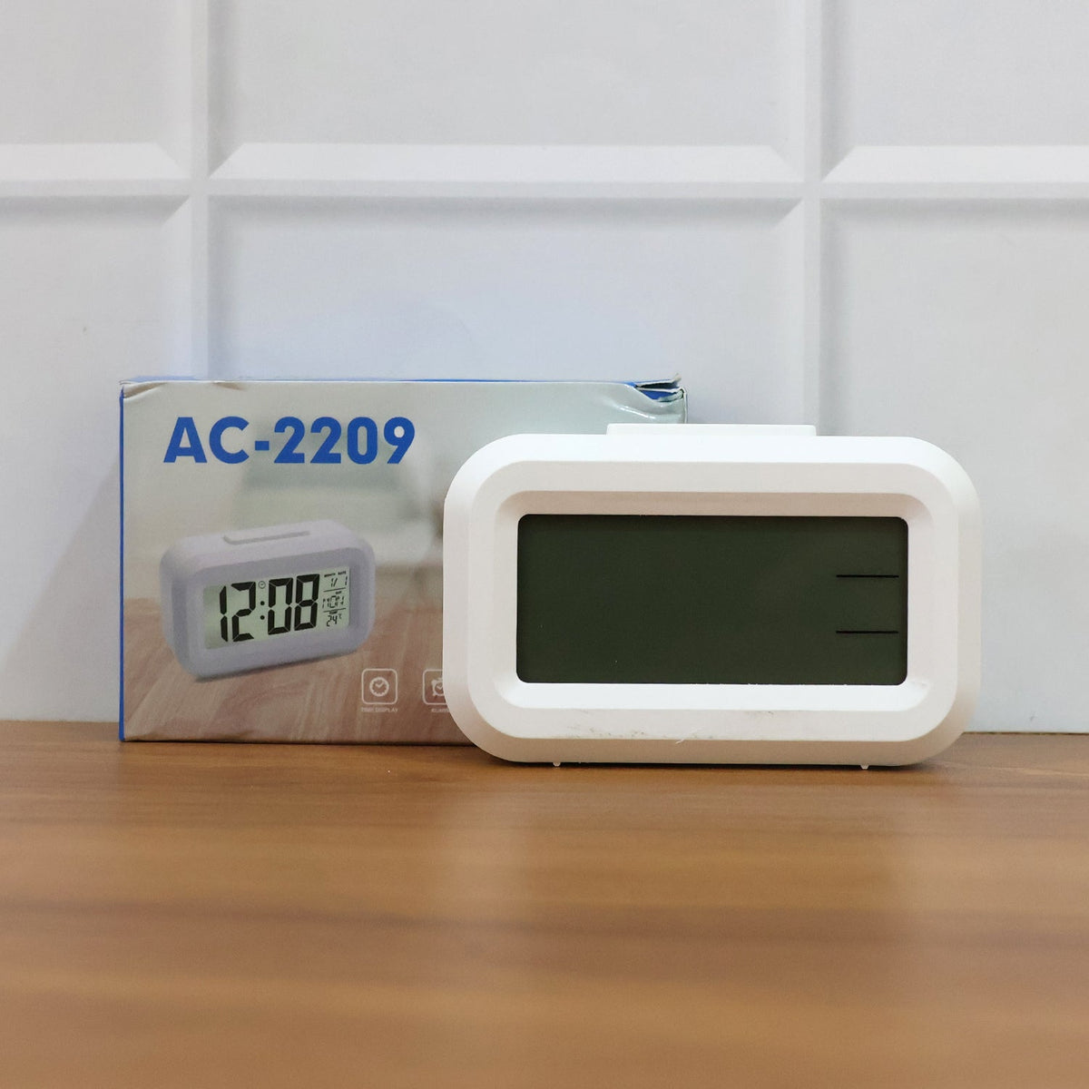 Digital LED Alarm Clock – Compact with Temperature & Night Light