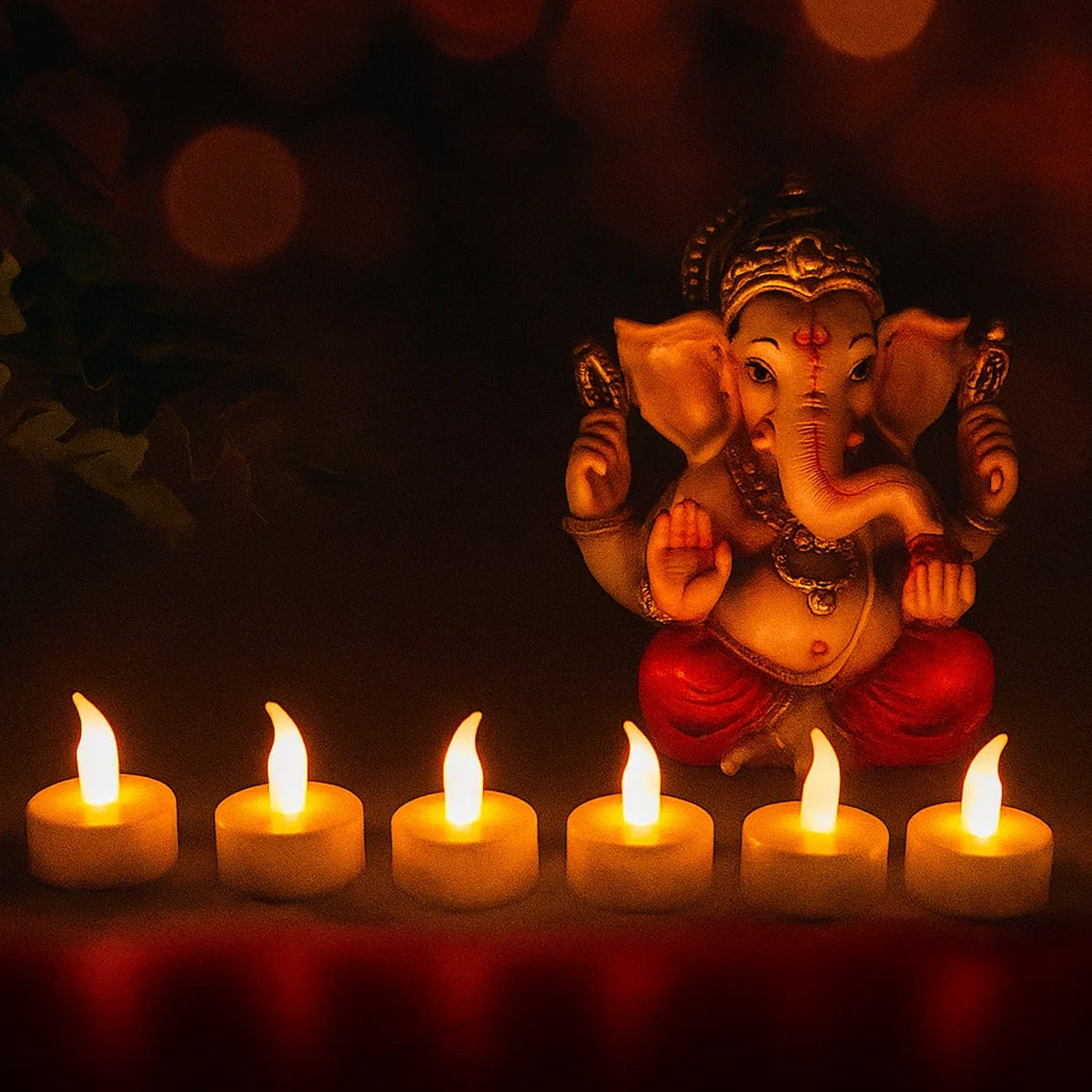 LED Flameless Candle Set – 6 Piece Warm Flickering Lights
