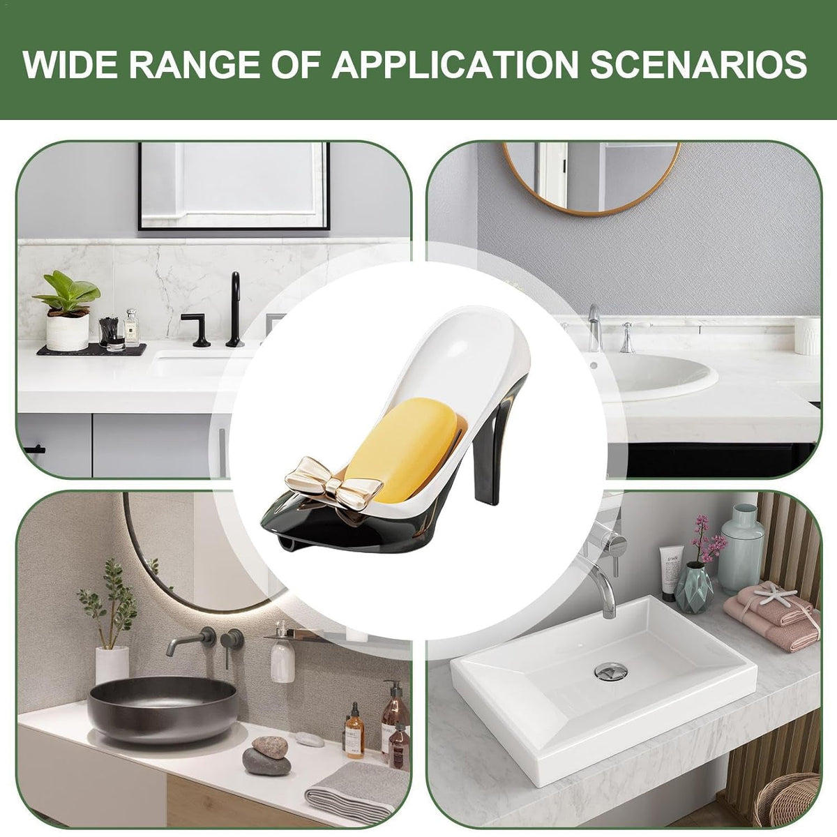 High Heels Soap Box – Stylish Suction Cup Soap Holder