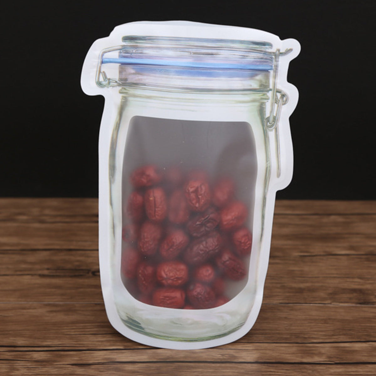 Reusable Food Storage Bag – Airtight Mason Jar Zipper 1000ml | Organivo