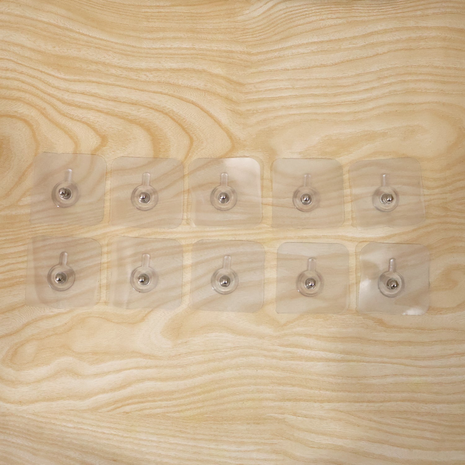 Wall hooks being used for organizing everyday items