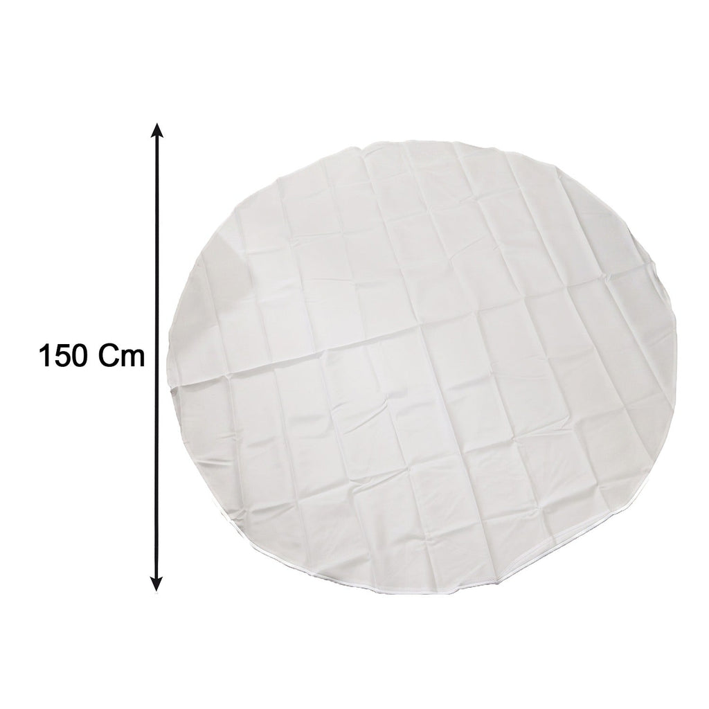 Multipurpose white round table mat, stylish and protective