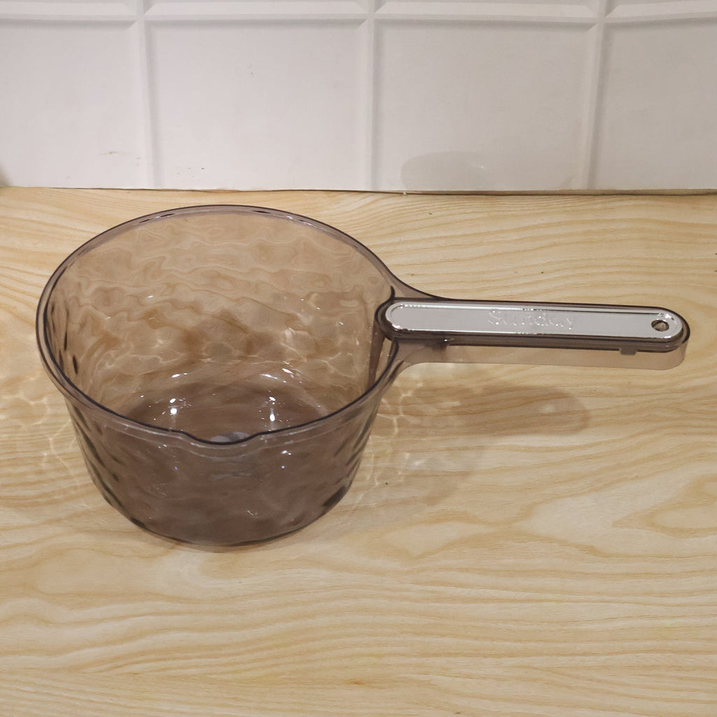 Daily household use of water dipper scoop for various tasks