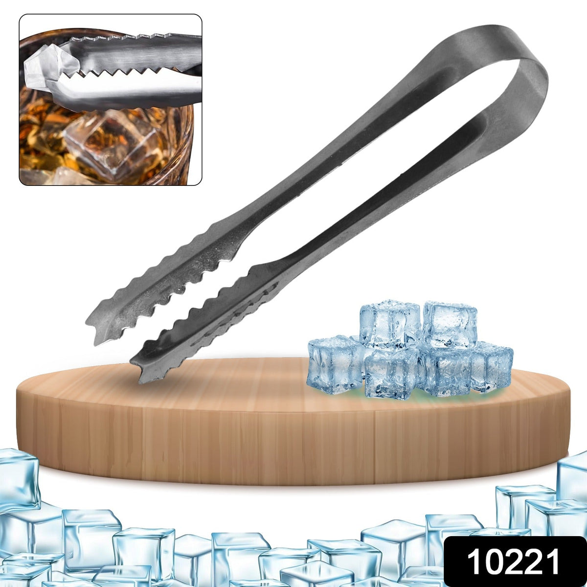 Stainless Steel Tongs – 13cm Ice & Sugar Serving | Quickslice