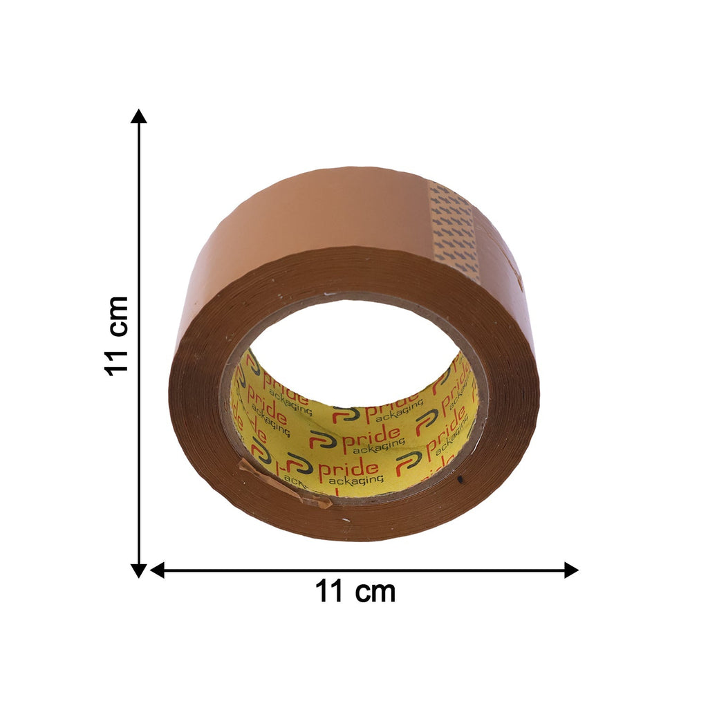 Size 120m long brown sealing tape for packing and shipping