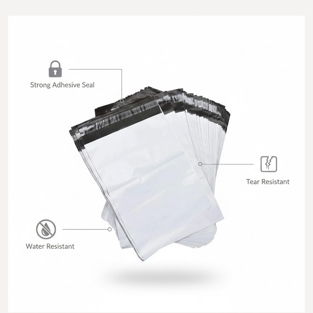 Tamper Proof Courier Bags 12x14 Inches – Secure Shipping | FERVENT