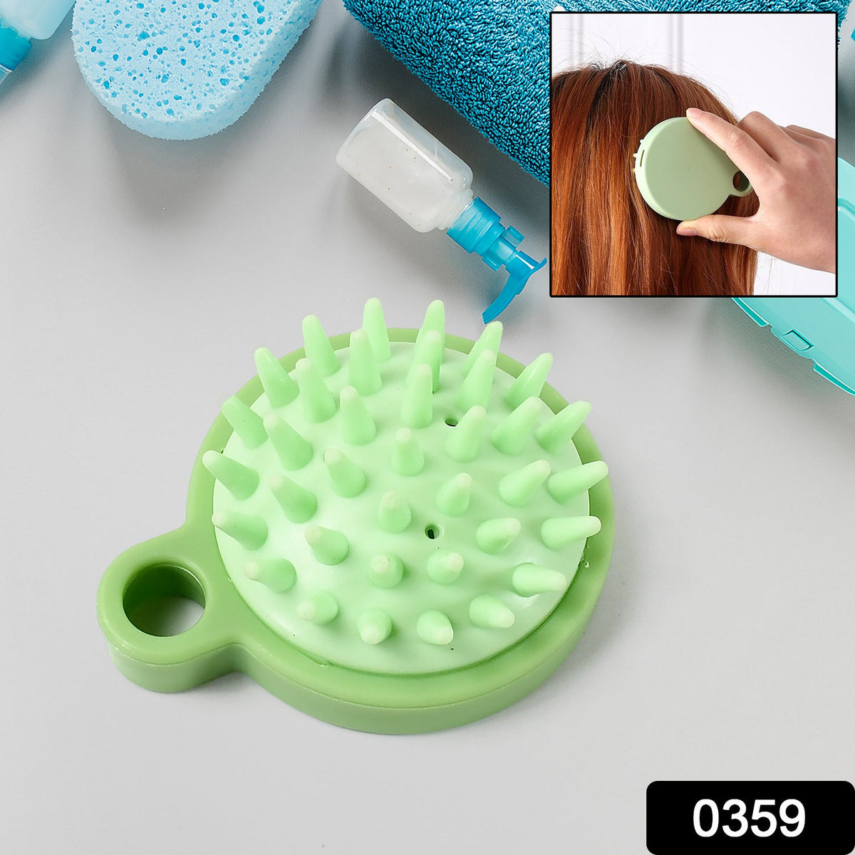 Scalp Massage Comb – Relaxing Shampoo Experience | VelvaBloom