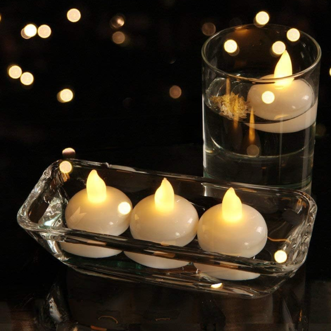 Flameless Floating Candles – Safe & Long-lasting Water Decor