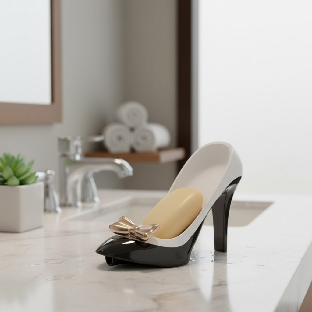 High Heels Soap Box – Stylish Suction Cup Soap Holder
