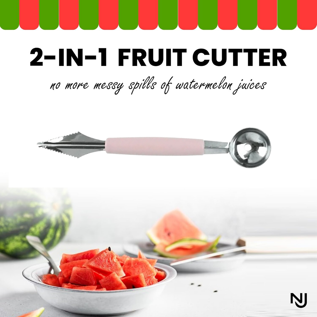 Fruit Carving Tool Kit – Stainless Steel Peeler & Scooper | Quickslice