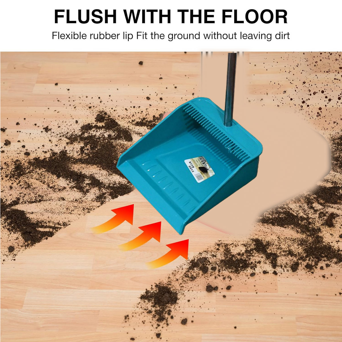 Long Handle Dustpan and Brush – Ergonomic Cleaning Set | VoltDesk