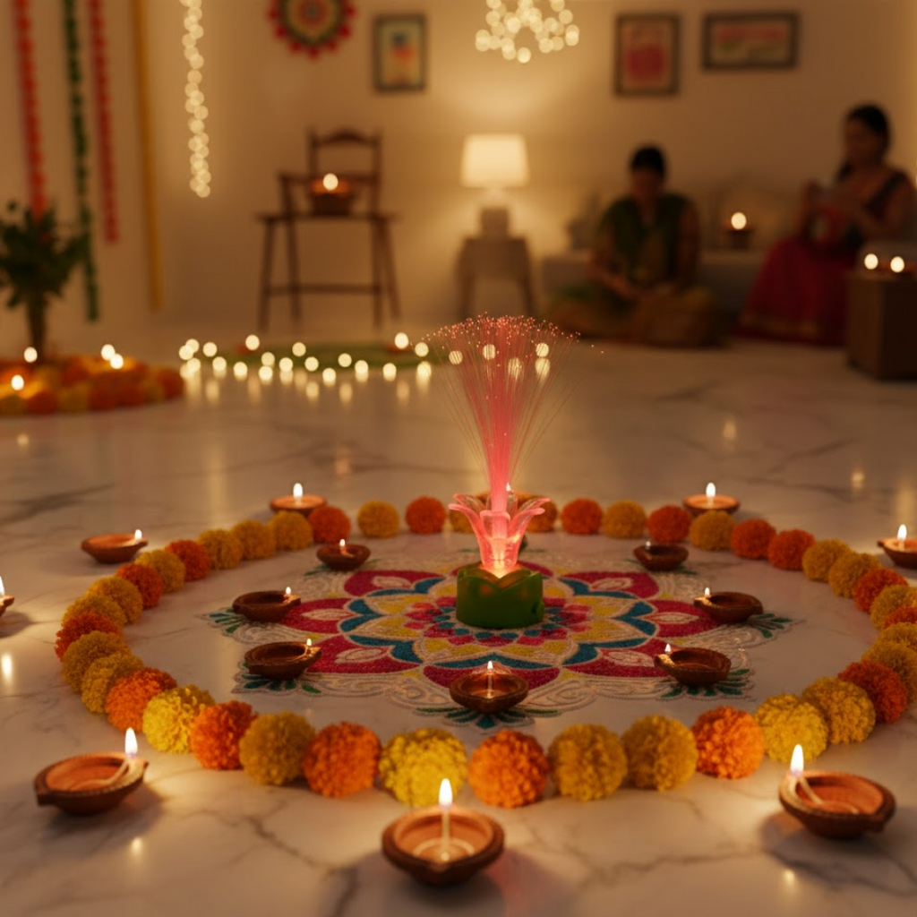 LED Candlelight – Vibrant Multicolor Decorative Light | Indo Glow