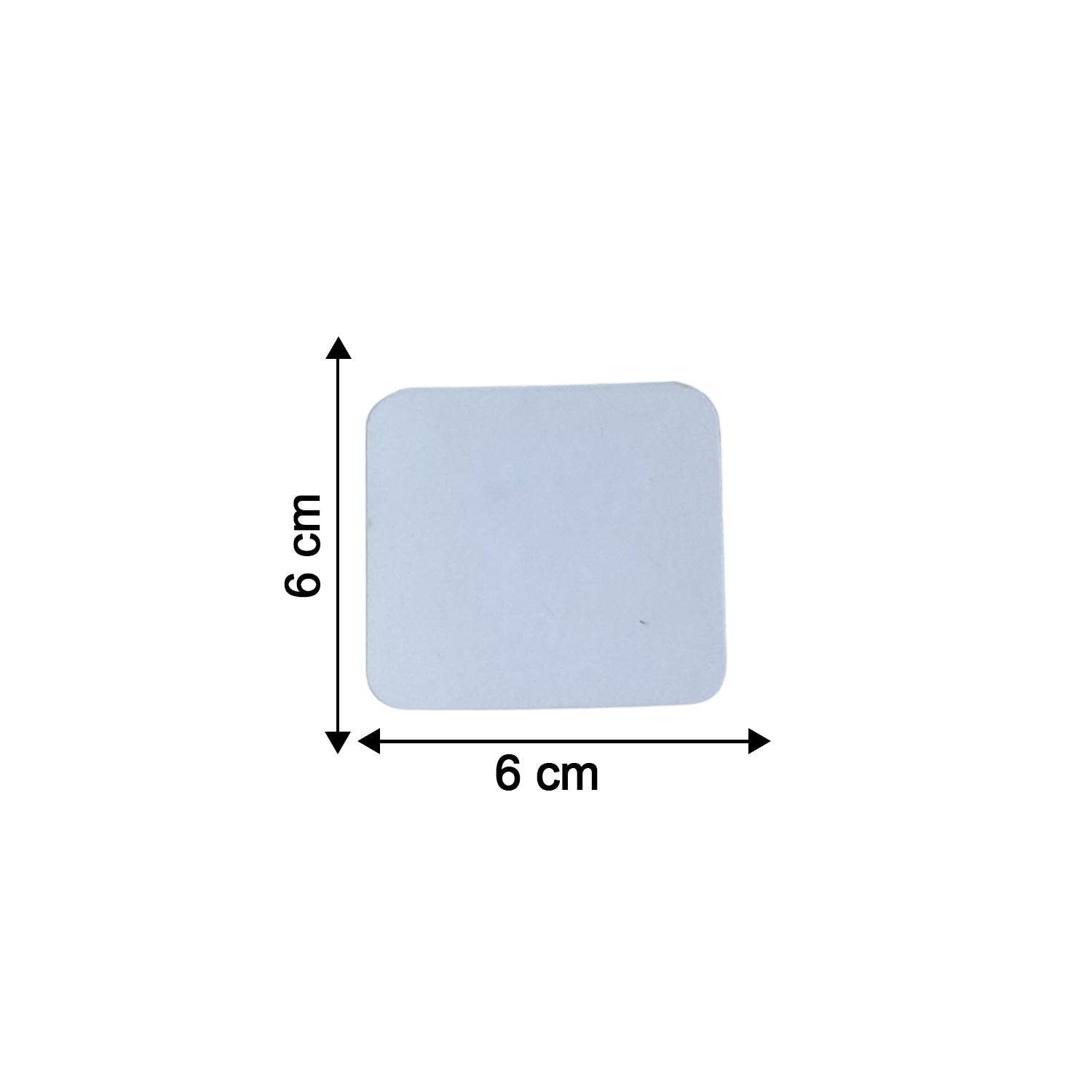 Size guide for nano adhesive gel pad