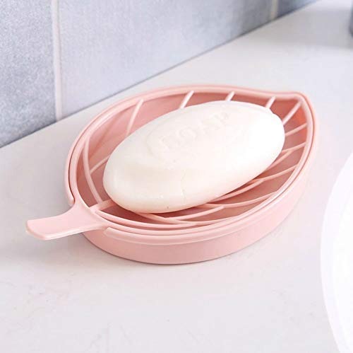 Leaf Shape Soap Holder – Draining Bathroom Dish | VelvetBubbles