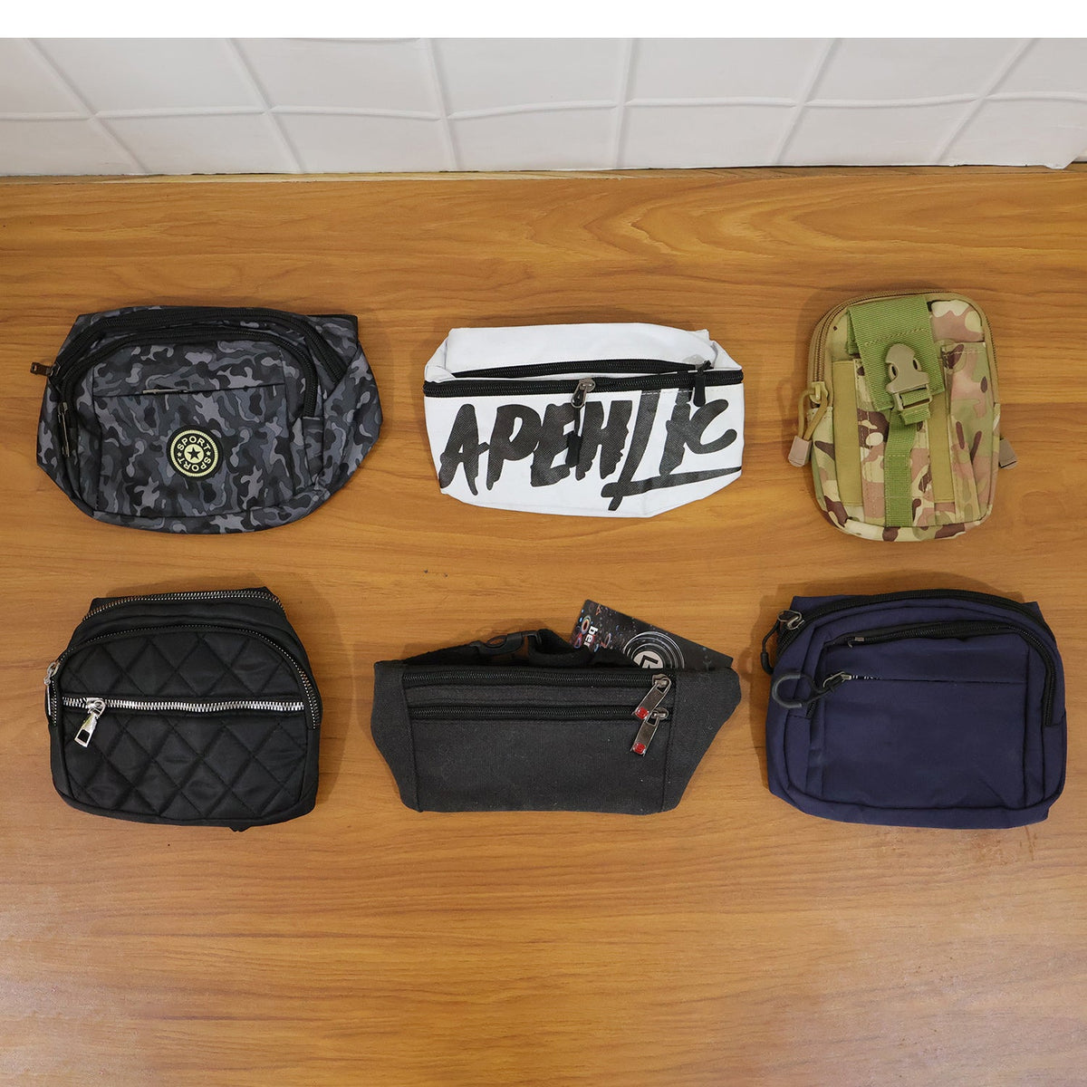 Multipurpose Waist Bag – Lightweight Travel Fanny Pack with Zipper