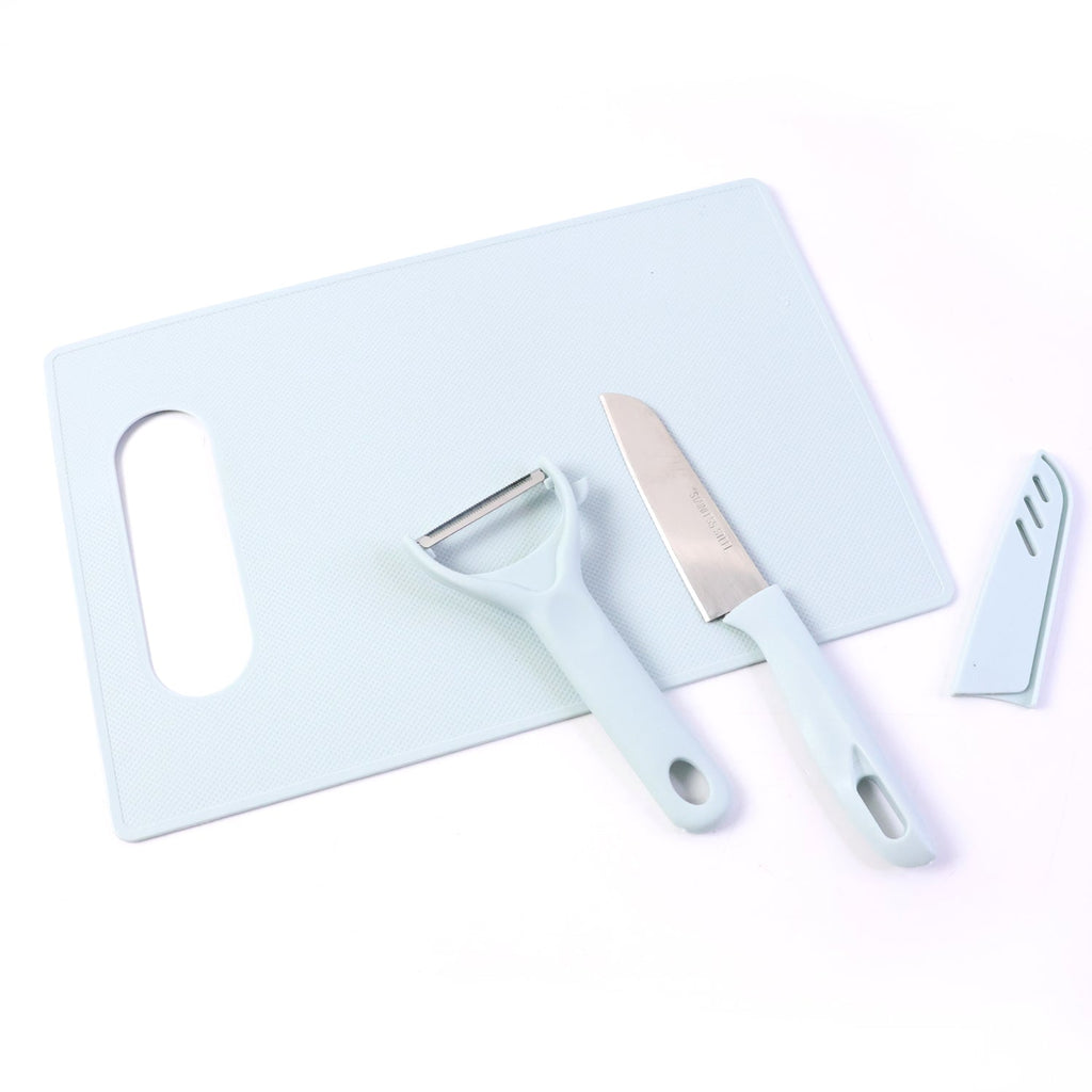 Kitchen Knife Set – 3 in 1 Knife, Chopping Board & Peeler