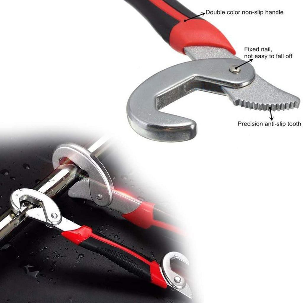 Adjustable Wrench Set – Universal Snap Grip 2-Pc | BoltForce
