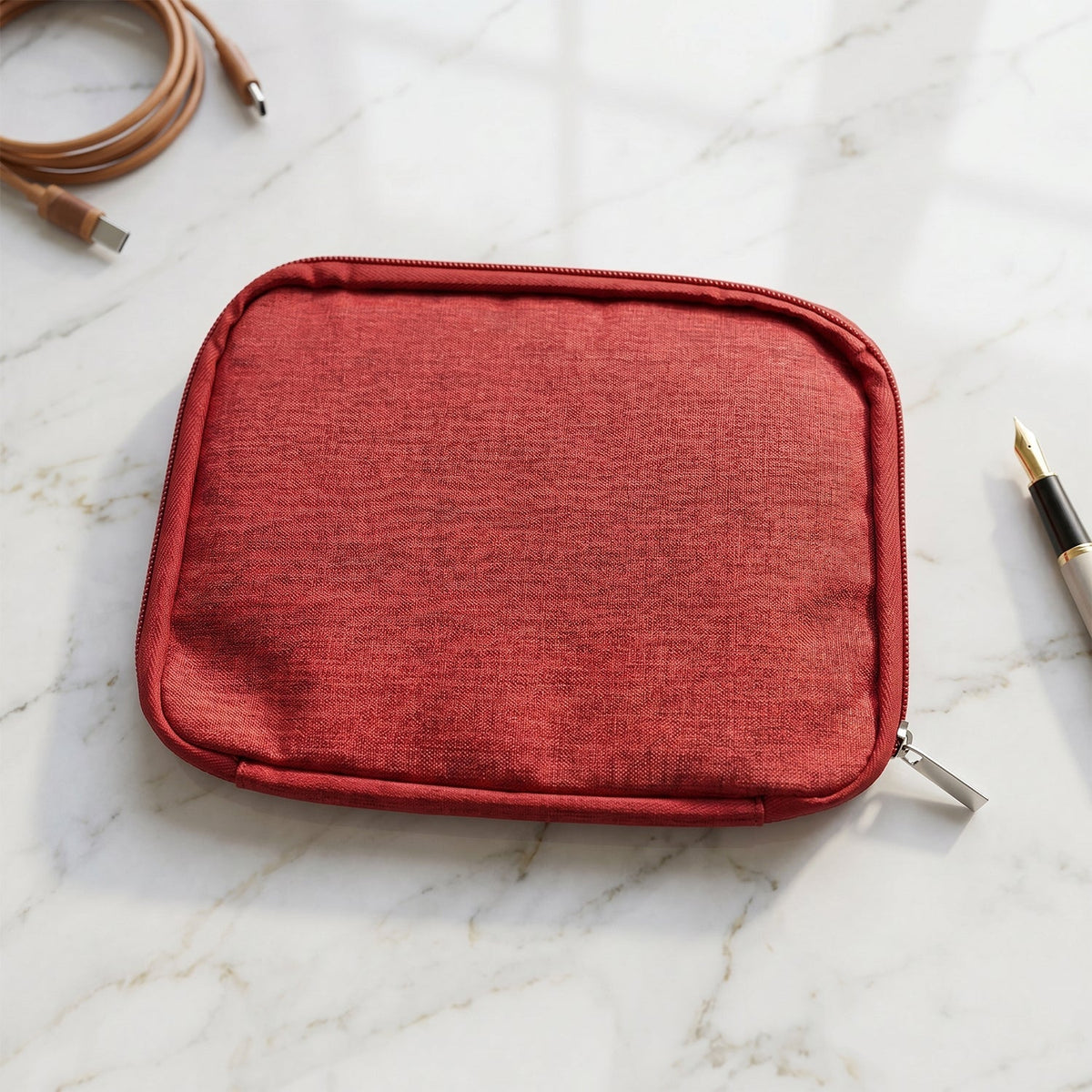 Multi-zip Pouch Organizer – Compact Storage for Travel & Home