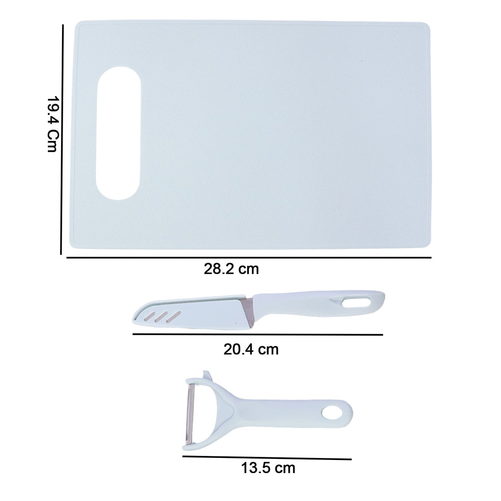 Kitchen Knife Set – 3 in 1 Knife, Chopping Board & Peeler