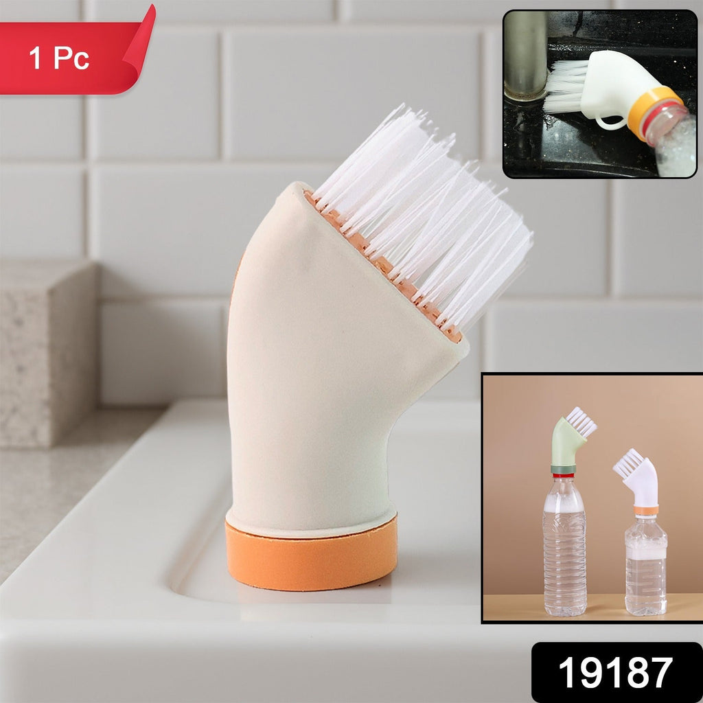 Bottle-Attachable Cleaning Brush – Ergonomic Deep Scrubber