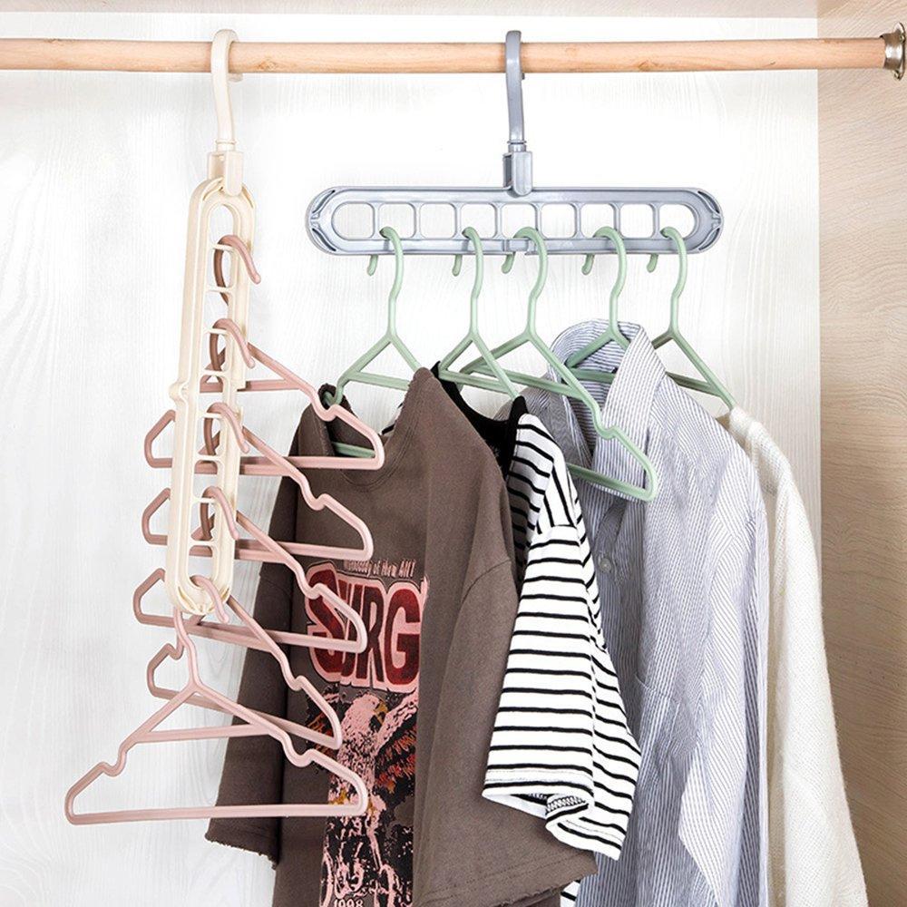 Space Saving Hanger – 9-Hole Wardrobe Organizer | Organivo
