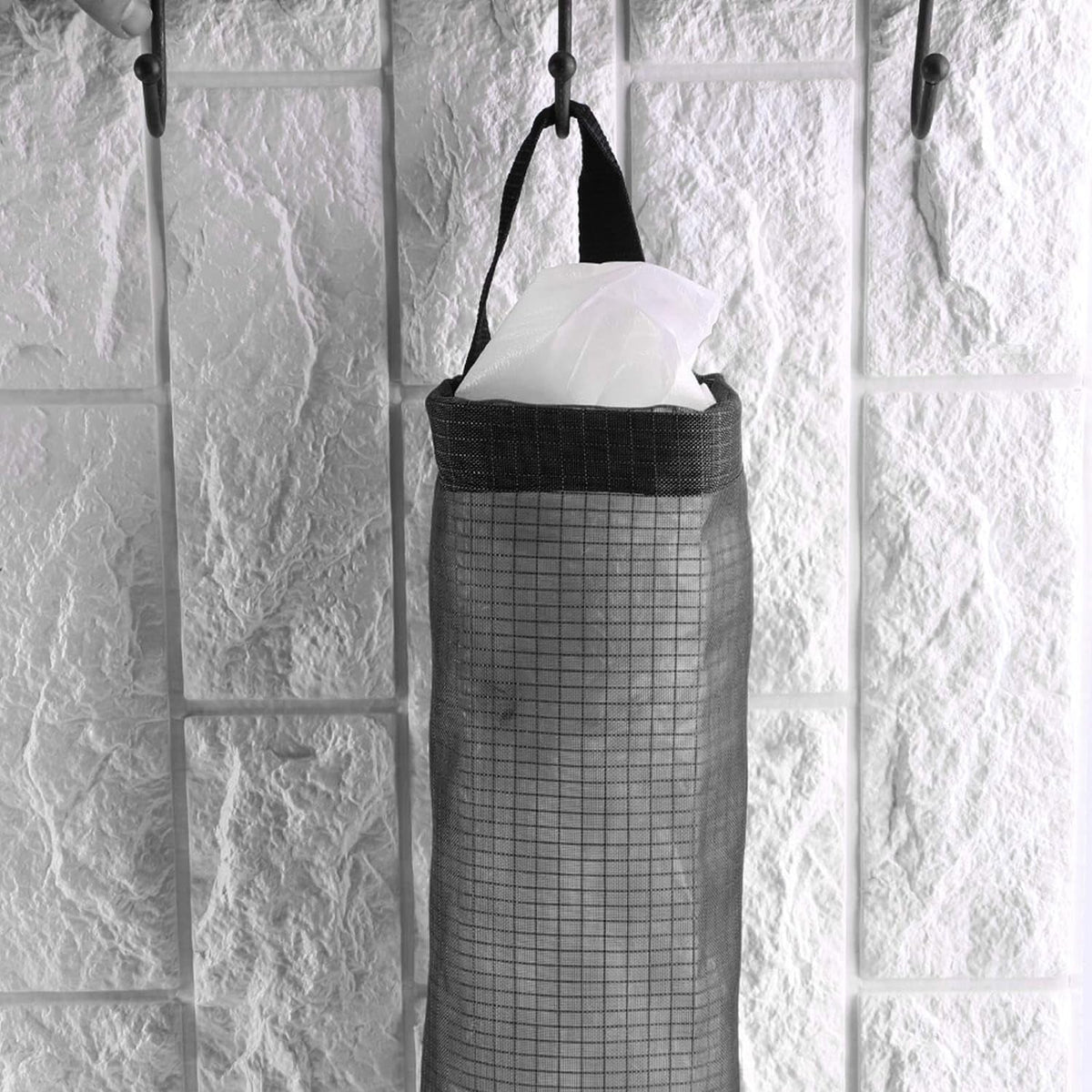 Hanging Waste Bag Holder – Durable Mesh Organizer | Tidy Table