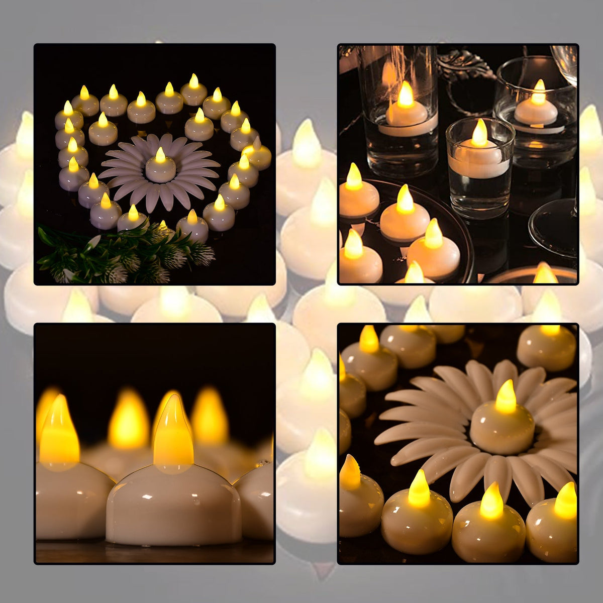 Flameless Floating Candles – Safe & Long-lasting Water Decor