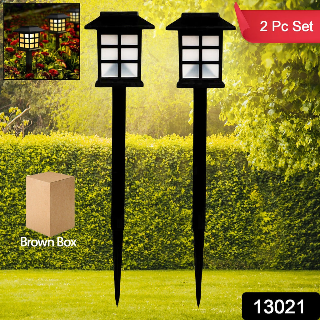 Solar Garden Lights – Waterproof Outdoor Landscape (2-Pack)