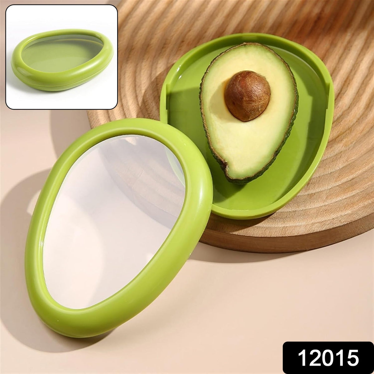 Green Oval Vegetable Container – Keeps Produce Fresh & Organized