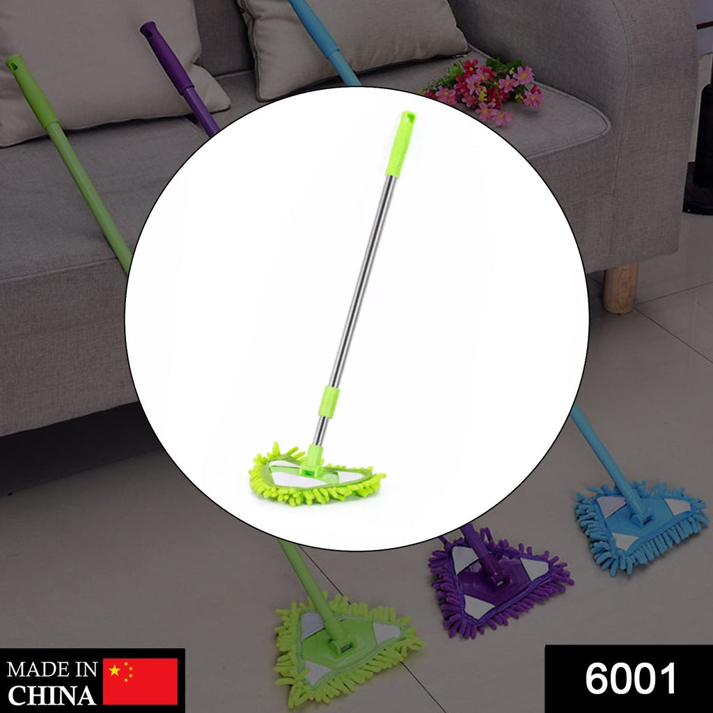 Triangle Mop – Adjustable Stainless Steel for Wet & Dry Floors | Velvet Wipe