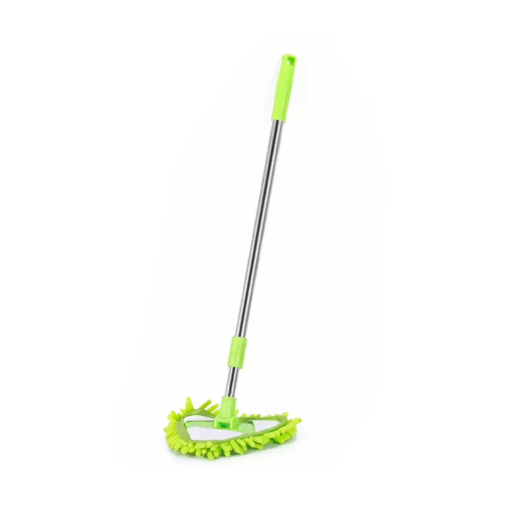 Triangle Mop – Adjustable Stainless Steel for Wet & Dry Floors | Velvet Wipe