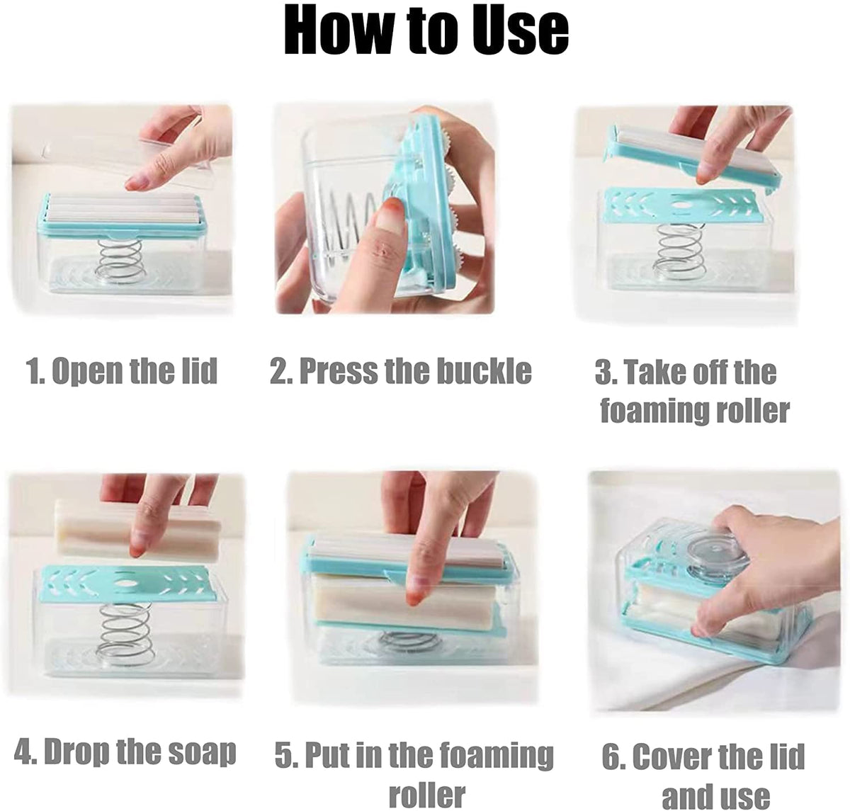 Soap Roller and Dispenser – Portable 2-in-1 Kitchen & Bath Accessory