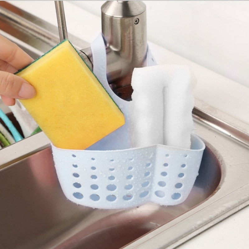 Faucet Sink Caddy – Adjustable Drainage Basket | Velvet Organizers