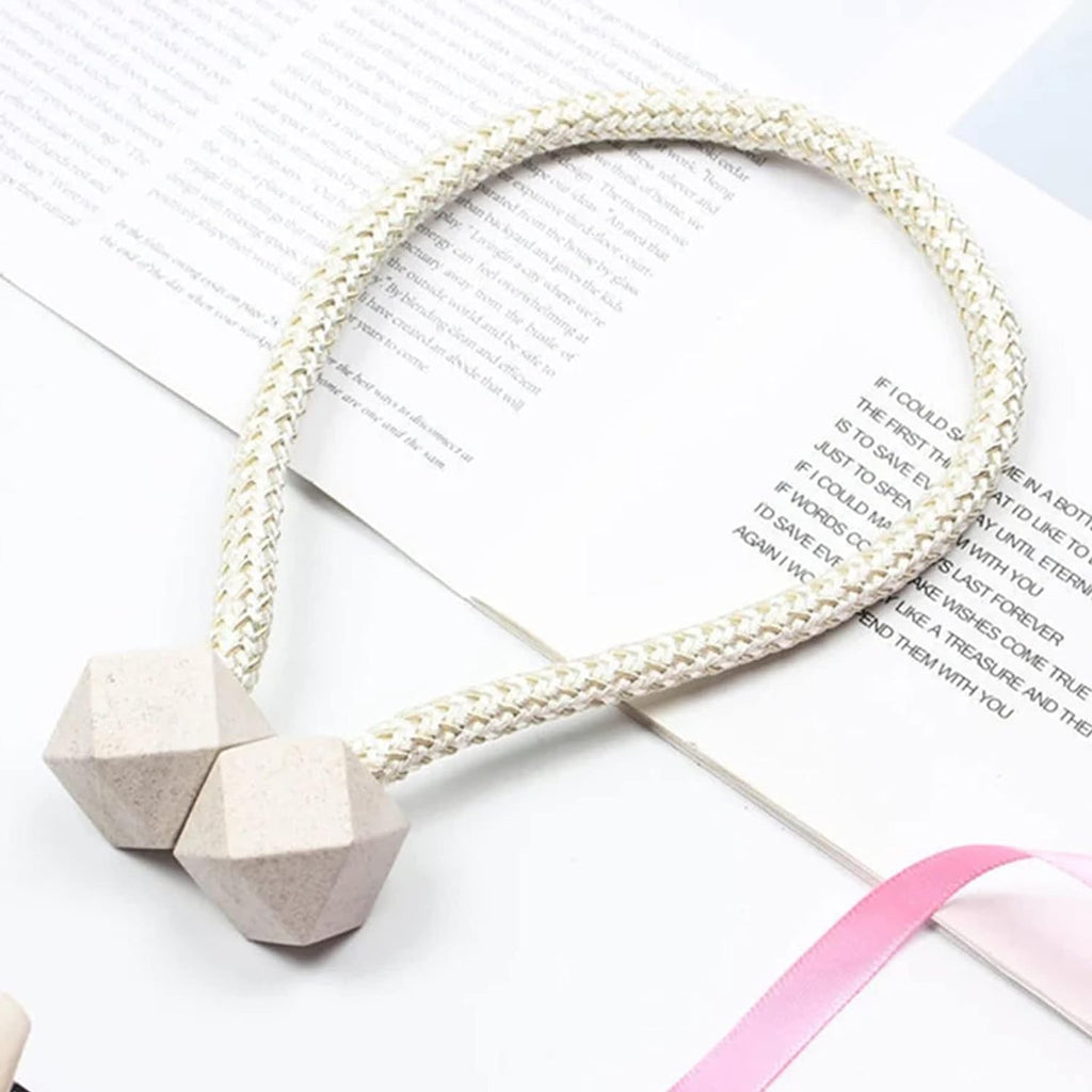 Pearl Curtain Tiebacks – Non-Magnetic & Elegant | FreshAura Homeware