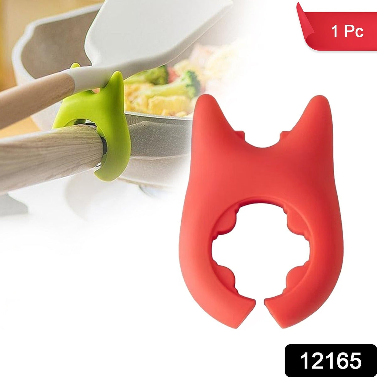 Plastic Pot Holder with Cat Ear Design – Adjustable & Heat-Resistant