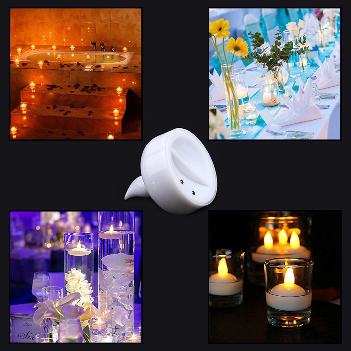 Flameless Floating Candles – Safe & Long-lasting Water Decor