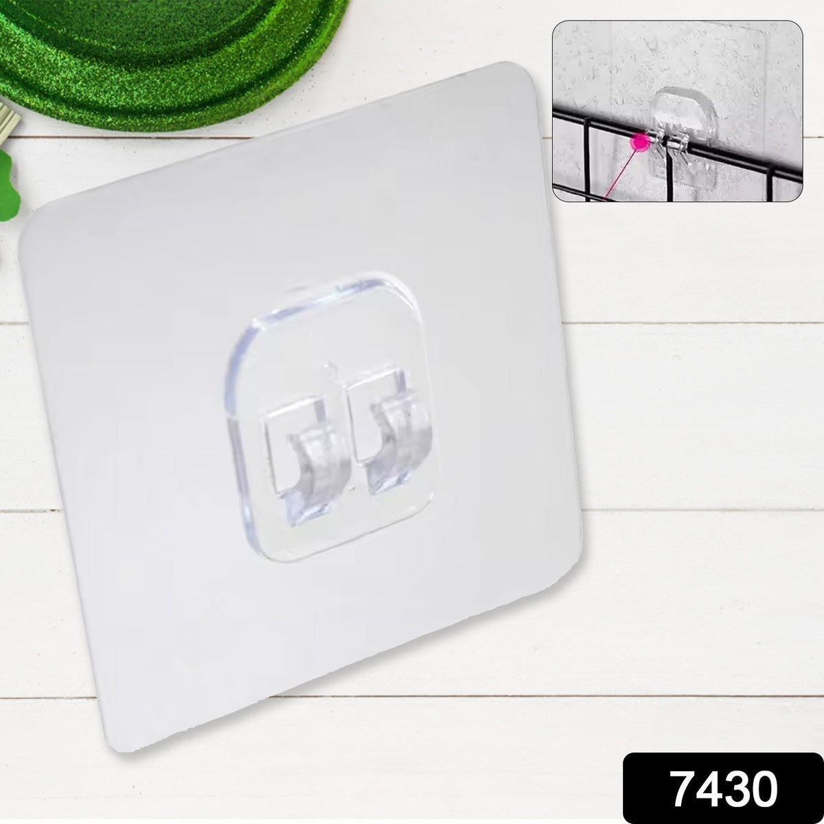Self-Adhesive Wall Hook – Strong & Waterproof | GlimmerHome