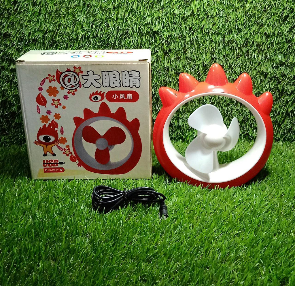 Mini USB Rechargeable Desktop Fan – Compact & Quiet Cooling