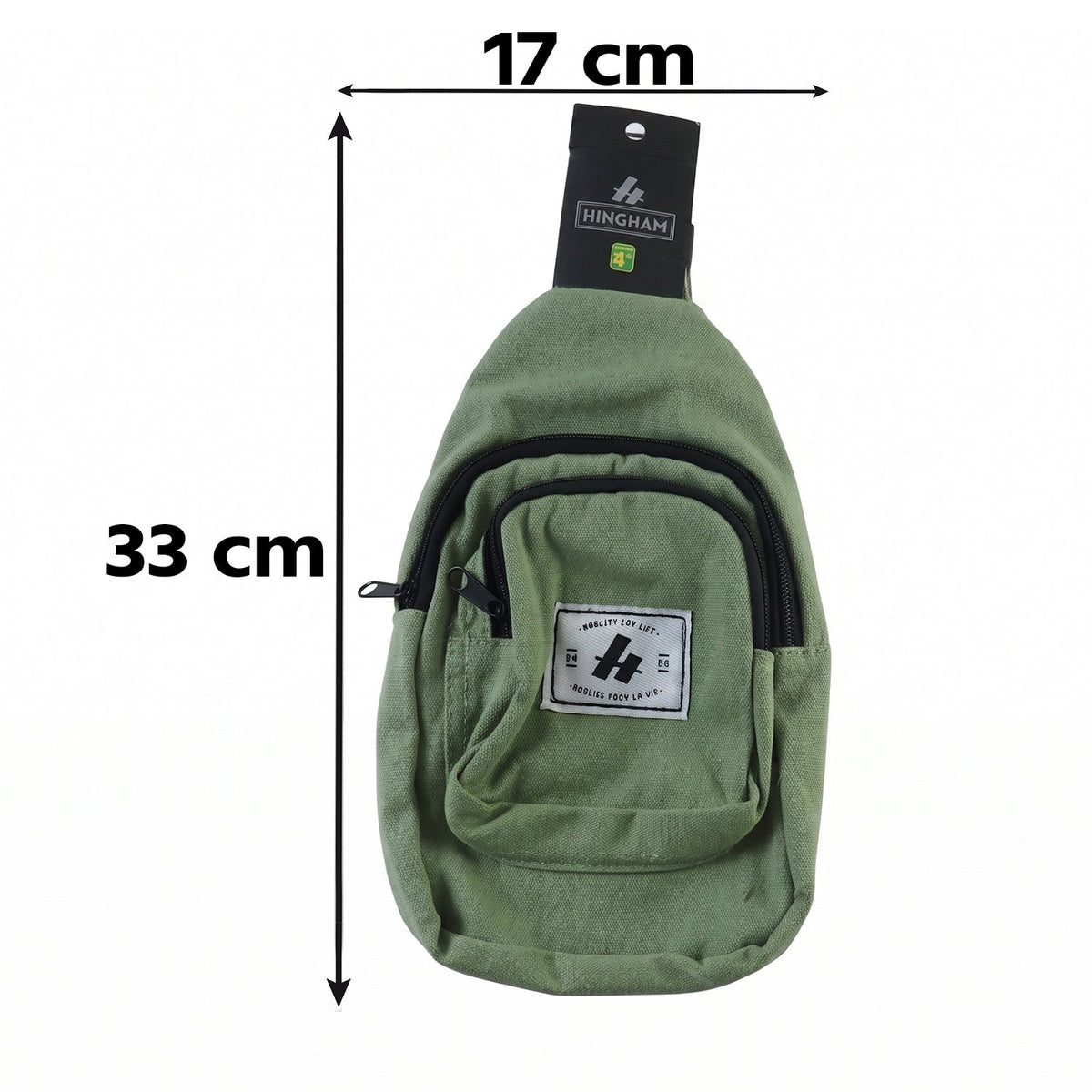 OwlCart FlexiHome – Kids Multi Pocket Sling Crossbody Chest Bag Canvas Bag for Little Boys Girls (1 Pc)