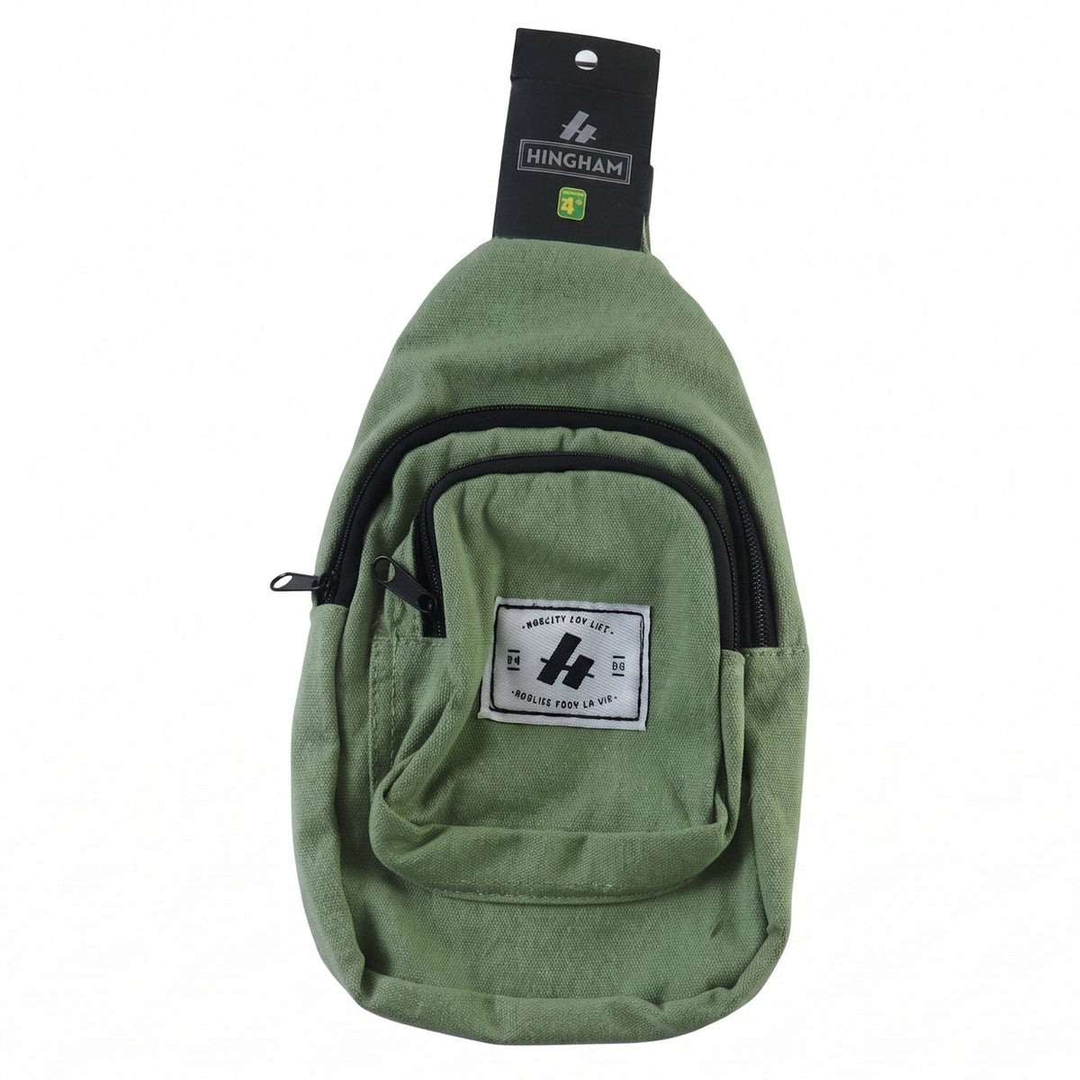OwlCart FlexiHome – Kids Multi Pocket Sling Crossbody Chest Bag Canvas Bag for Little Boys Girls (1 Pc)